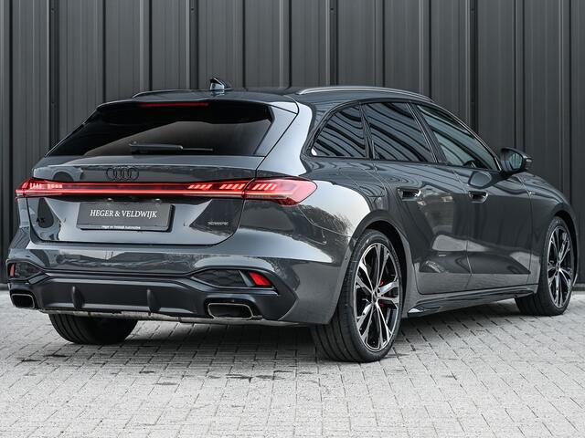 Audi A5 Avant 2.0 e-hybrid quattro S edition 368PK Competition | Nimbus grey | S-Seats | Panoramadak | B&O Sound | Head-Up | 360 Camera | Adaptvie Cruise | Trekhaak | Passagiers display |