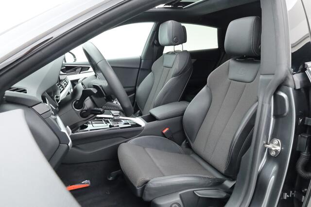 Audi A5 Sportback 40 TFSI S edition Competition | S/K-dak | Elek. Trekhaak | Dig. Cockpit | Camera+PDC | Elek. Klep | Stoelverw. | Nav+CarPlay | Sfeerverl. | Drive Select | 19'' V