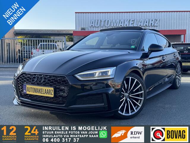 Audi A5 Sportback 40 TFSI 190PK S-Line Black Edition Pano