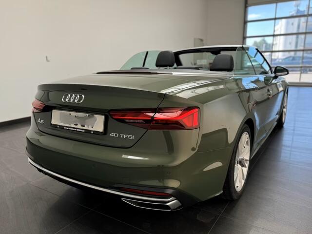 Audi A5 Cabriolet 40 Tfsi S-Tronic (150kW/204pk) ** MATRIX, LEDER, VIRTUAL, NEKVERW, 18-inch LMV, ADAPT. CRUISE ** 1e EIG - ¤ 25.800,= onder NP ** ** INFORMEER OOK NAAR ONZE AANTREKKELIJKE FINANCIAL-LEASE TARIEVEN **