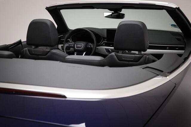 Audi A5 Cabriolet 40 TFSI Advanced Edition | ASSISTENTIE RIJDEN + PARKING- PACK | MASSAGE | NEKVERWARMING | WINDSCHERM | TREKHAAK