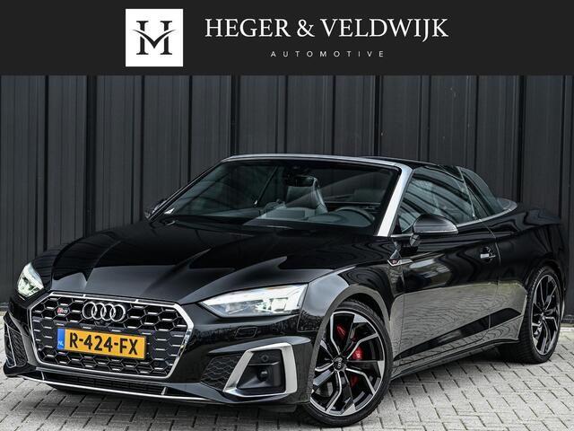 Audi A5 Cabriolet 3.0 TFSI S5 quattro | Head-up | B&O Sound | Trekhaak | Matrix led | S-stoelen met massage | 360 Camera | Keyless entry | Memory seats | Carbon inleg