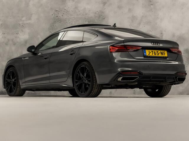 Audi A5 Sportback 40 TFSI S-Line Sport 204Pk Automaat (PANORAMADAK, 1e EIGENAAR, BANG&OLUFSEN, HEAD-UP DISPLAY, 360 CAMERA, MATRIX LED, STOELVERWARMING ACHTER, ADAPTIVE CRUISE, SFEERVERLICHTING, STUURWIEL VERWARMD, NIEUWSTAAT)