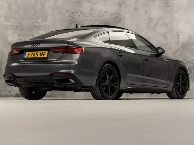 Audi A5 Sportback 40 TFSI S-Line Sport 204Pk Automaat (PANORAMADAK, 1e EIGENAAR, BANG&OLUFSEN, HEAD-UP DISPLAY, 360 CAMERA, MATRIX LED, STOELVERWARMING ACHTER, ADAPTIVE CRUISE, SFEERVERLICHTING, STUURWIEL VERWARMD, NIEUWSTAAT)