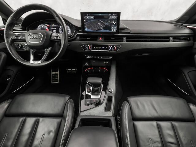 Audi A5 Sportback 40 TFSI S-Line Sport 204Pk Automaat (PANORAMADAK, 1e EIGENAAR, BANG&OLUFSEN, HEAD-UP DISPLAY, 360 CAMERA, MATRIX LED, STOELVERWARMING ACHTER, ADAPTIVE CRUISE, SFEERVERLICHTING, STUURWIEL VERWARMD, NIEUWSTAAT)