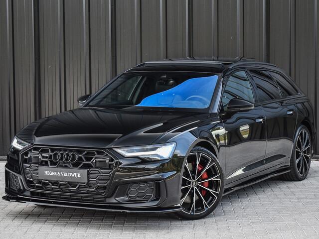 Audi A6 Avant 55 TFSI e QUATTRO S EDITION COMPETITION | PANORAMADAK | FULL STYLING PACK | ADAPTIVE CRUISE | 360 CAMERA | TREKHAAK | MEMORY SEATS | AMBIANCE INTERIEUR | BLIS | HEAD-UP | SOFT-CLOSE