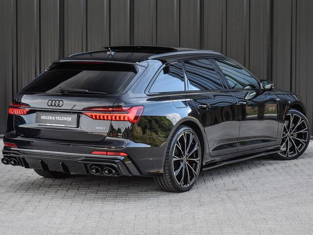 Audi A6 Avant 55 TFSI e QUATTRO S EDITION COMPETITION | PANORAMADAK | FULL STYLING PACK | ADAPTIVE CRUISE | 360 CAMERA | TREKHAAK | MEMORY SEATS | AMBIANCE INTERIEUR | BLIS | HEAD-UP | SOFT-CLOSE