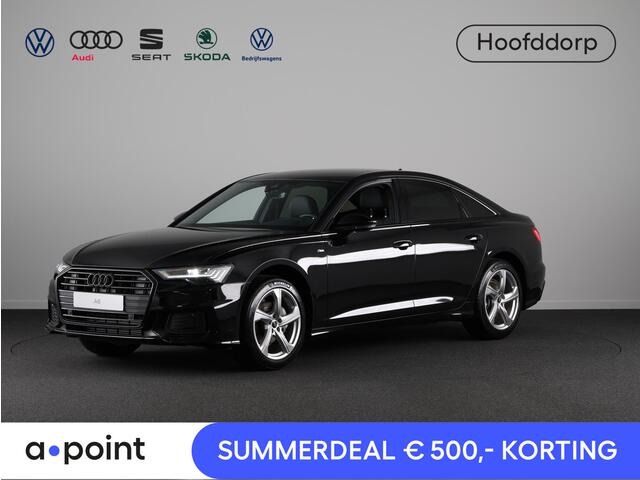 Audi A6 Limousine S Edition 40 TFSI Verlengde garantie | Navigatie | Parkeersensoren | Achteruitrijcamera | Stoelverwarming | S-Line |Private lease vanaf ¤908pm