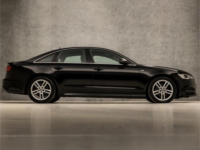 Audi A6 Limousine 1.8 TFSI S-Line Sport 191Pk Automaat (2X S-LINE, LOGISCH NAP, NAVIGATIE, CLIMATE, LEDER, XENON, SPORTSTOELEN, PARKEERSENSOREN, CRUISE, NIEUWE APK, NIEUWSTAAT)