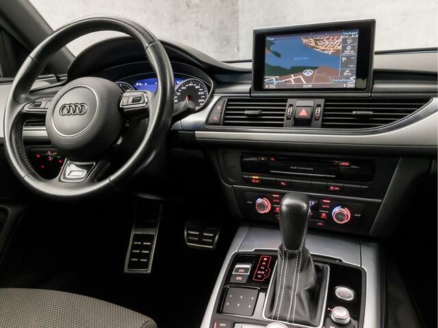 Audi A6 Limousine 1.8 TFSI S-Line Sport 191Pk Automaat (2X S-LINE, LOGISCH NAP, NAVIGATIE, CLIMATE, LEDER, XENON, SPORTSTOELEN, PARKEERSENSOREN, CRUISE, NIEUWE APK, NIEUWSTAAT)