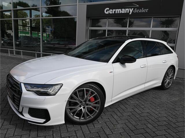 Audi A6 Avant 55TFSI E Hybride 367pk Quattro S Competition Pano Carbon Head-Up Massage+belucht. Matrix-HD Trekhaak VOL!