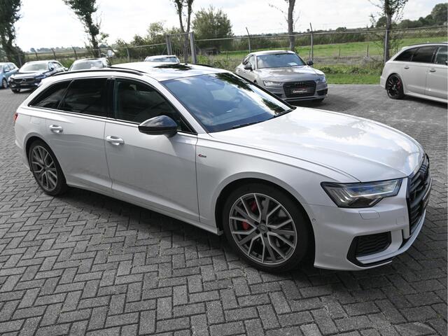 Audi A6 Avant 55TFSI E Hybride 367pk Quattro S Competition Pano Carbon Head-Up Massage+belucht. Matrix-HD Trekhaak VOL!