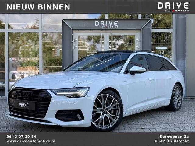 Audi A6 Avant 50 TFSI e quattro 299PK S edition |Pano|B&O|ACC|360Cam|Leer|HD Matrix|Sfeer|20"|Trekhaak|S-Line|Zwart-optiek