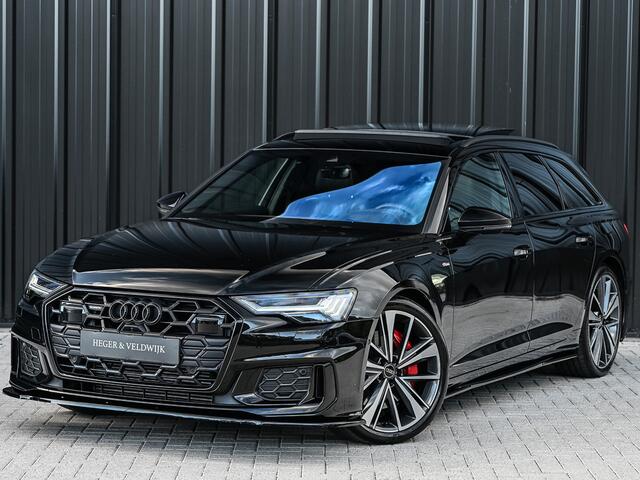 Audi A6 Avant 55 TFSI e QUATTRO S EDITION COMPETITION | 3X S-LINE | PANORAMADAK | HEAD-UP | ADAPTIVE CRUISE | VIRTUAL COCKPIT | SOFT CLOSE | KEYLESS ENTREE | MEMORY SEATS | AMBIANCE VERLICHTING | 360 CAMERA | ACHTERBANK VERWARMD | EL. TREKHAAK