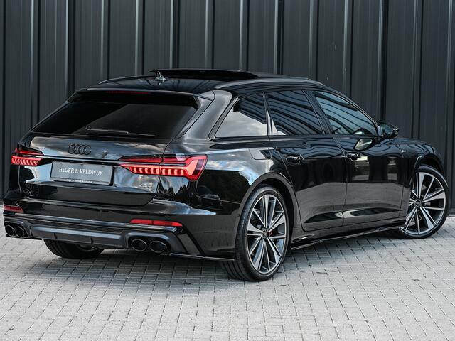 Audi A6 Avant 55 TFSI e QUATTRO S EDITION COMPETITION | 3X S-LINE | PANORAMADAK | HEAD-UP | ADAPTIVE CRUISE | VIRTUAL COCKPIT | SOFT CLOSE | KEYLESS ENTREE | MEMORY SEATS | AMBIANCE VERLICHTING | 360 CAMERA | ACHTERBANK VERWARMD | EL. TREKHAAK
