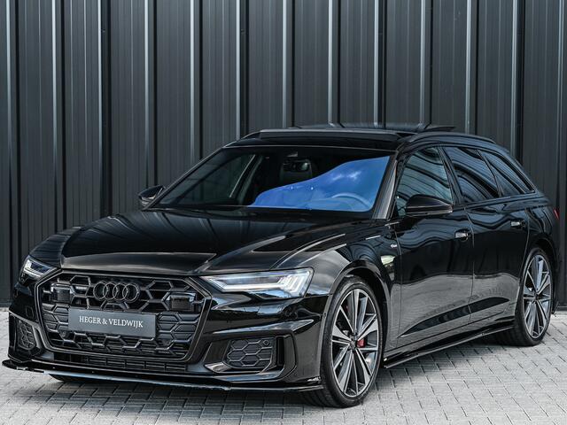 Audi A6 Avant 55 TFSI e QUATTRO S EDITION COMPETITION | 3X S-LINE | PANORAMADAK | HEAD-UP | ADAPTIVE CRUISE | VIRTUAL COCKPIT | SOFT CLOSE | KEYLESS ENTREE | MEMORY SEATS | AMBIANCE VERLICHTING | 360 CAMERA | ACHTERBANK VERWARMD | EL. TREKHAAK