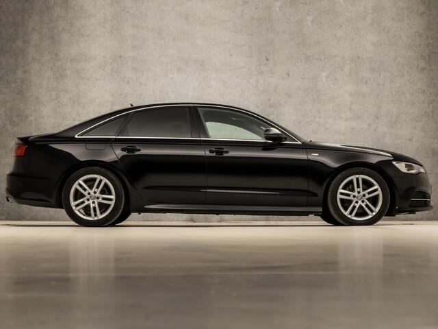 Audi A6 Limousine 1.8 TFSI S-Line Sport 191Pk Automaat (2X S-LINE, LOGISCH NAP, NAVIGATIE, GETINT GLAS, CLIMATE, LEDER, XENON, SPORTSTOELEN, PARKEERSENSOREN, CRUISE, NIEUWE APK, NIEUWSTAAT)