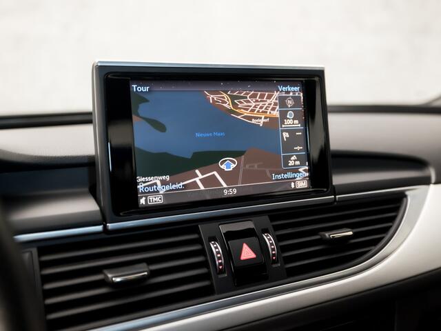 Audi A6 Limousine 1.8 TFSI S-Line Sport 191Pk Automaat (2X S-LINE, LOGISCH NAP, NAVIGATIE, GETINT GLAS, CLIMATE, LEDER, XENON, SPORTSTOELEN, PARKEERSENSOREN, CRUISE, NIEUWE APK, NIEUWSTAAT)