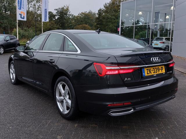 Audi A6 Limousine 45 TFSI 245pk Automaat Sport Lease Edition | 1ste Eigenaar | Navi | Clima | Cruise | Led Koplampen | Leder+Elek.Verstel+Stoelverwarming | Pdc V+A+Camera | Rijstrook+Licht+Regensenor | 18''lm