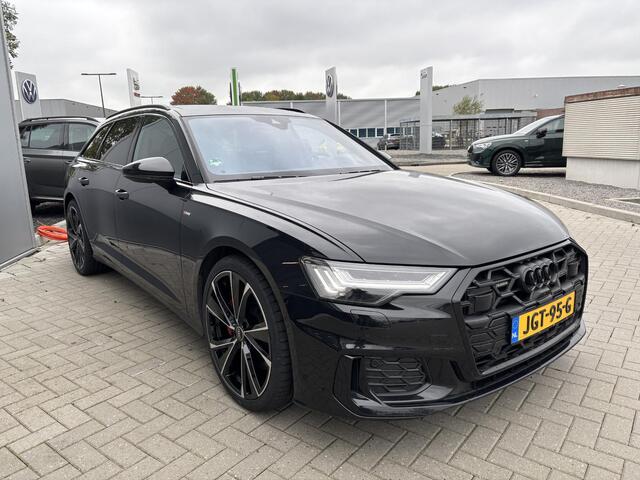 Audi A6 Avant 55 TFSi e 367 Pk quattro S-Line Competition Automaat | 360° Camera | Trekhaak | Panoramadak | Carplay | Full LED | Head Up | Stoel Verwarming | 21 Inch | 15.354 Km!!