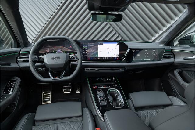 Audi A6 Avant 2.0 e-hybrid quattro 270 KW S edition Competition Alle Opties ACC B&O Midnightgrun S Stoel 360 Camera Pano Luchtv. Vielwielbes. AmbientPro Trekhaak FULLOPTION