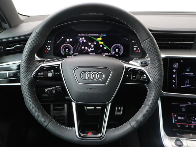 Audi A6 Avant 55 TFSI e quattro Pro Line S Competition | 367 PK | SoH 95% | Wegklapbare trekhaak | Head-up display | Panoramadak | Surround view camera | Stoelverwarming |