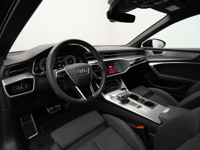 Audi A6 Avant 55 TFSI e 367 pk S-tronic quattro S edition Competition / S-Line | Panoramadak | Trekhaak | Demperregeling | Head-up display | Rondomzicht camera | Geheugenstoel | Stuur-/achterbankverwarming