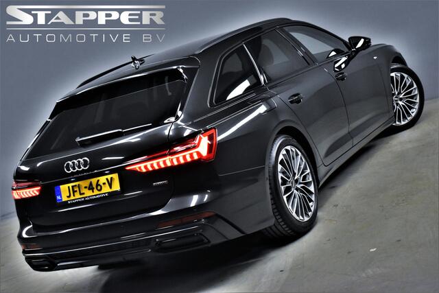 Audi A6 Avant 55 TFSIe 367 Quattro S-Line Competition 1e Eig. Dealer OH Virtual/Carplay/Camera/Keyless/Adap.cruise/Led/H.leer