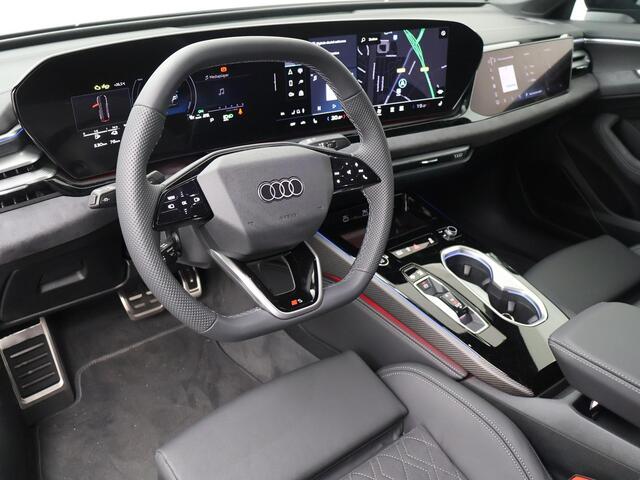 Audi A6 Limousine e-hybrid quattro S-Edition | Akoestisch glas | Lichtpakket pro met ambient lighting | S line exterieur | S-interieur sportstoelen zwart alcantara | Tech plus | Adaptive cruise assist plus | Memory Seats | 21 Inch LM-Velgen Audi sport Multispaaks