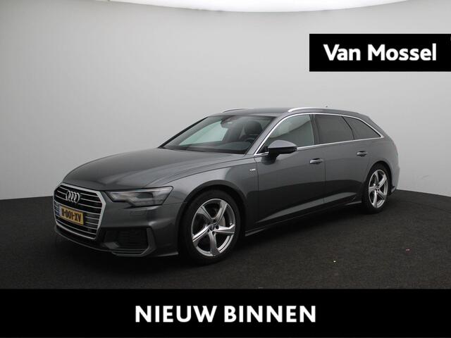 Audi A6 Avant 45 TFSI S edition Trekhaak-pakket | incl. winterbandenset | Veiligheids-pakket | alarmsysteem | Autonomous Emergency Braking |bots herkenning en activatie | cruise control | electronic climate control | LED koplampen | lederen/stof bekleding | licht