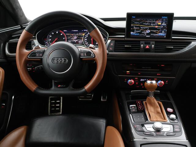 Audi A6 RS6 4.0 TFSI V8 605 PK PERFORMANCE | KERAMISCH | B&O | AUDI EXCLUSIVE LEDER | CARBON | 21 INCH | 360 CAMERA