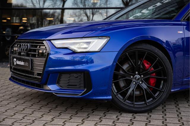 Audi A6 Avant 55 TFSI e quattro Pro Line S Competition Ultra blauw, Panoramadak, 3D camera, B&O, Trekhaak,