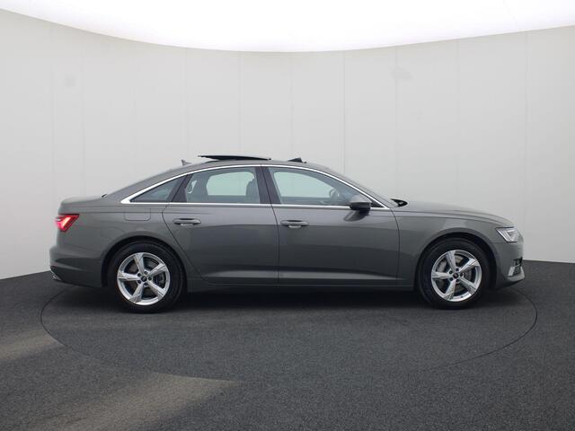 Audi A6 Limousine 50 TFSIe 220kW/299PK quattro S Line · 360°Camera + Parkeersensoren · Panoramadak · Trekhaak · Garantie t/m 14-04-2029 of 100000km.