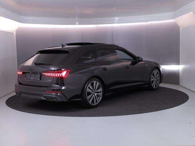 Audi A6 Avant 55 TFSI e quattro Pro Line S Competition 367 pk S-tronic | Navigatie | Panoramadak | Parkeersensoren | Achteruitrijcamera | Lederen bekleding | Stoelverwarming | S-Line |