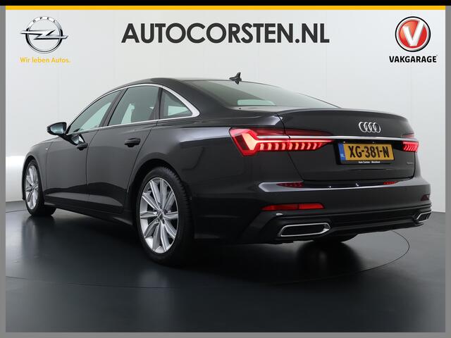 Audi A6 Limousine 50TDI Quattro Hybrid S-Line Sport Adap.Cruise 360°Camera Bang&Olufsen® Navi Ecc Elek.Stoelen+Memory Virtual Cockpit Apple Carplay Android Auto DAB Stoelverwarming Matrix-Led Dynamisch Achterlicht Lmv Origineel Nederlandse Auto