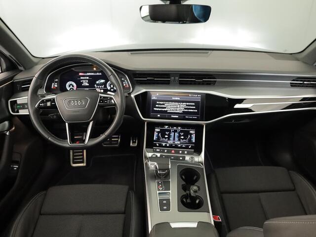 Audi A6 Limousine 50 TFSI e quattro S edition 299 pk S-tronic | SOH 91% | Navigatie | Panoramadak | Trekhaak (wegklapbaar) | Parkeersensoren (Park assist) | Rondomzicht camera | Stoelverwarming | S-Line |