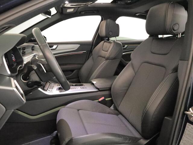 Audi A6 Limousine 50 TFSI e quattro S edition 299 pk S-tronic | SOH 91% | Navigatie | Panoramadak | Trekhaak (wegklapbaar) | Parkeersensoren (Park assist) | Rondomzicht camera | Stoelverwarming | S-Line |