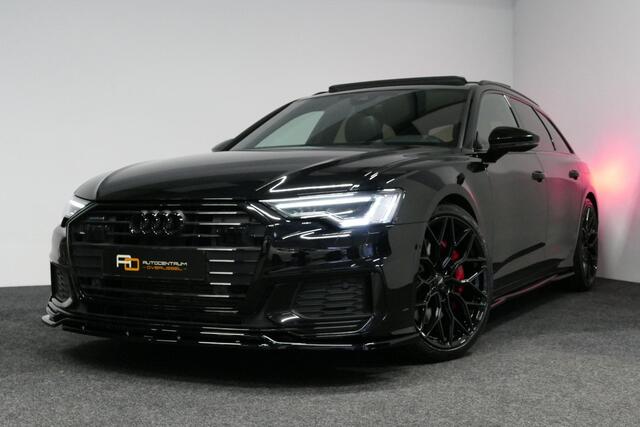 Audi A6 Avant 55 TFSI e quattro S Competition / RS6 Look / S Line / Maxton Design Bodykit V.2 / Panoramadak / Matrix LED / Stoelverwarming voor + achter / Apple Carplay - Android Auto / 21'' Vossen Look / Achteruitrijcamera / Dodehoek detectie / Audi Sound System