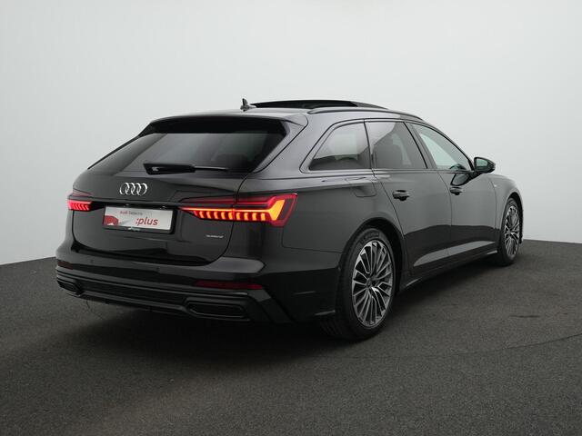 Audi A6 Avant 50 TFSI e 299 pk Quattro S-Line | Panoramadak | Valcona leder | Geheugenstoel | Matrix LED | Demperregeling | Stuur-/stoelverwarming