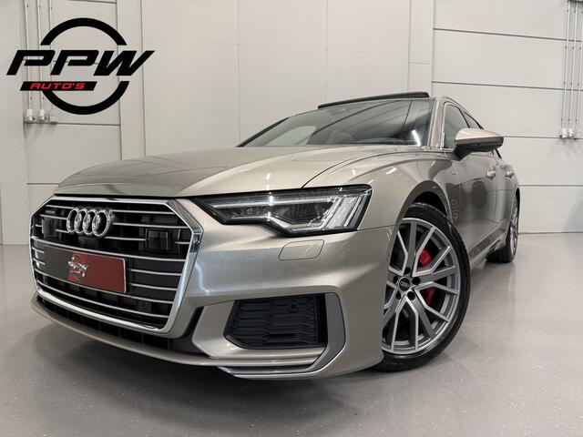Audi A6 Avant 55 TFSI e quattro Competition PANO/HEAD-UP/MEMORY/360CAMERA/CARPLAY/SFEER/KEYLESS/ACC/MATRIX/20"AUDISPORT/S-LINE SPORTPAKKET/KARATBEIGE METALLIC/VOLLEDIG AUDI DEALER HISTORIE