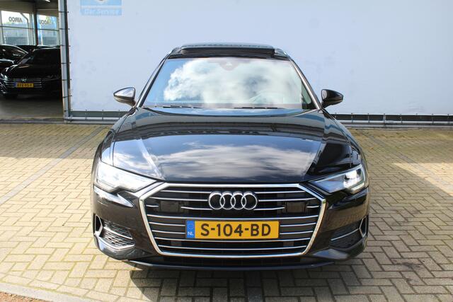 Audi A6 Avant 40 TDI S edition | Incl. 12 maanden Garantie | Panorama dak | Elektrisch wegklapbare trekhaak | Elektrisch verstelbare stoelen met memory | Elektrische kofferbakklep | Keyless entry/start | Stoelverwarming | Adaptive cruise | Navigatie | Schuif/kant