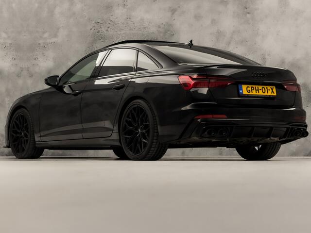Audi A6 55 TFSI e quattro S-Line Competition 367Pk Automaat (PANORAMADAK, CARBON PACK, BANG&OLUFSEN, APPLE CARPLAY, CAMERA, MEMORY SEATS, GETINT GLAS, HEAD-UP DISPLAY, ADAPTIVE CRUISE, SFEERVERLICHTING, NIEUWSTAAT)