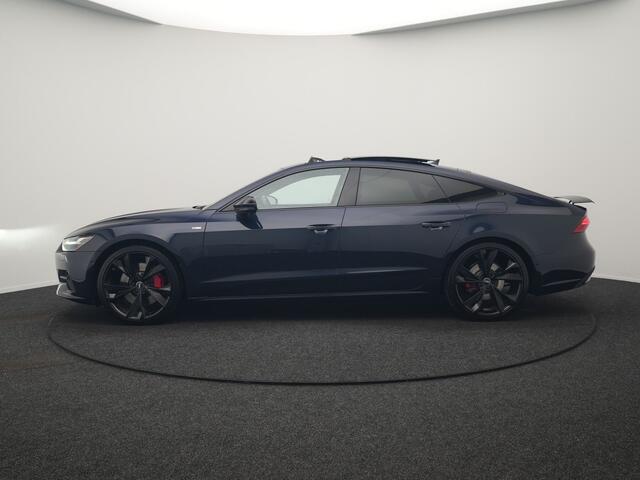 Audi A7 Sportback 50 TFSI e Quattro 2x S Line PHEV 299pk | Trekhaak Af Fabriek | Panodak | Head Up | Adaptive Cruise | Bang & Olufsen | 360 Camera | Alcantara Sportstoelen Memory & Verwarmd | Matrix LED | Stuur Verwarmd | Sfeerverlichting | Keyless | Plug In Hybr