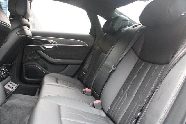 Audi A8 60 TFSI 450PK e-HYBRID QUATTRO PRO LINE | PANORAMISCH SCHUIF/KANTEL DAK | STUUR/STOEL VERWARMING | ELEKTRISCH BEDIENBAAR STUURKOLOM | SFEER VERLICHTING | COMFORT HOOFDSTEUNEN | LICHTMETALEN VELGEN 20" | BANG & OLUFSEN SOUND SYSTEM | SERVOSLUITING VOOR POR