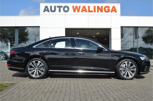 Audi A8 55 TFSI quattro Pro Line Plus ¤165k NP | Achterasbesturing | Schermen achter | Softclose | Pano | B&O | Alcantara hemel | 4x Stoelventilatie + verwarming + massage | 360 camera