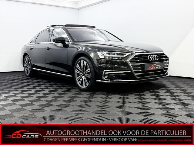 Audi A8 60 TFSI e quattro Lang Pro Line Plus Plug-in Pano, Leder, 360 Camera, Head-up display, Navi, Elektrische achterklep, Memory stoelen, Elektrische verstelbaar stoelen