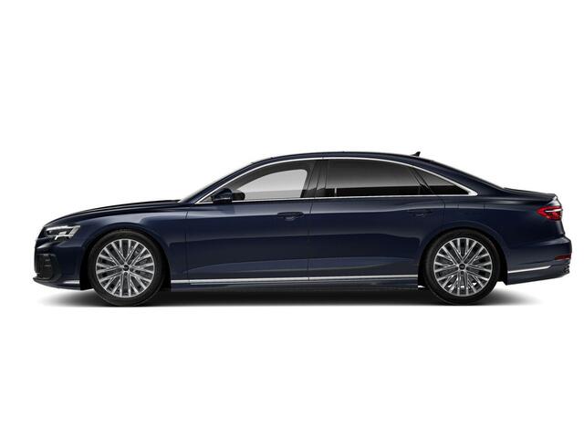 Audi A8 60 TFSI e quattro Lang 462pk | Komt begin juni binnen | Panoramadak | Ventilatie + massage voor en achter | HUD | Luchtvering
