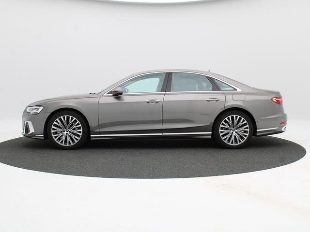 Audi A8 60 TFSi e quattro 463 Pk Automaat | Trekhaak | Stoelverwarming | Adaptive Cruise | Bang & Olufsen | Elektrische Stoelen | 360° Camera | CarPlay | 20 Inch