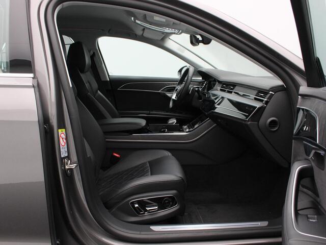 Audi A8 60 TFSi e quattro 463 Pk Automaat | Trekhaak | Stoelverwarming | Adaptive Cruise | Bang & Olufsen | Elektrische Stoelen | 360° Camera | CarPlay | 20 Inch