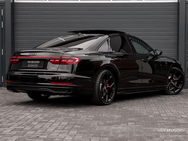 Audi A8 60 TFSI e quattro S-Line 4WS Pano Lucht Exclusive BTW Massage Koeling Softclose Alcantara